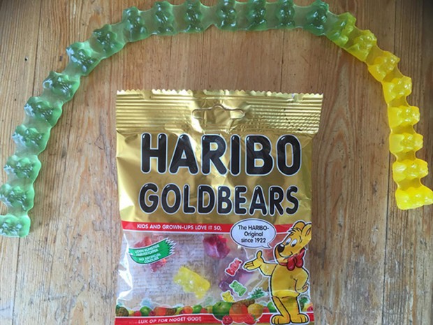 8.These Gummy Bears Are Inseparable