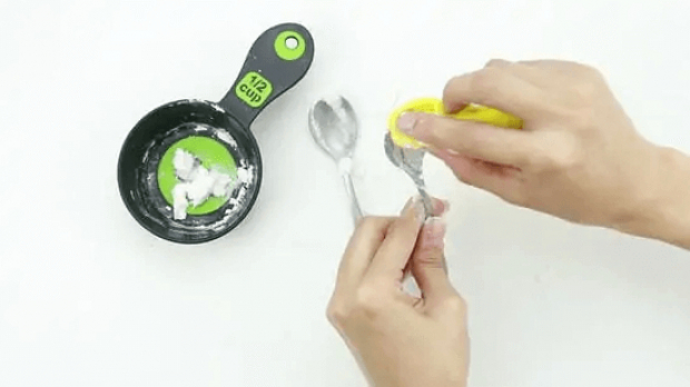 Get your silverware to look clean and spotless